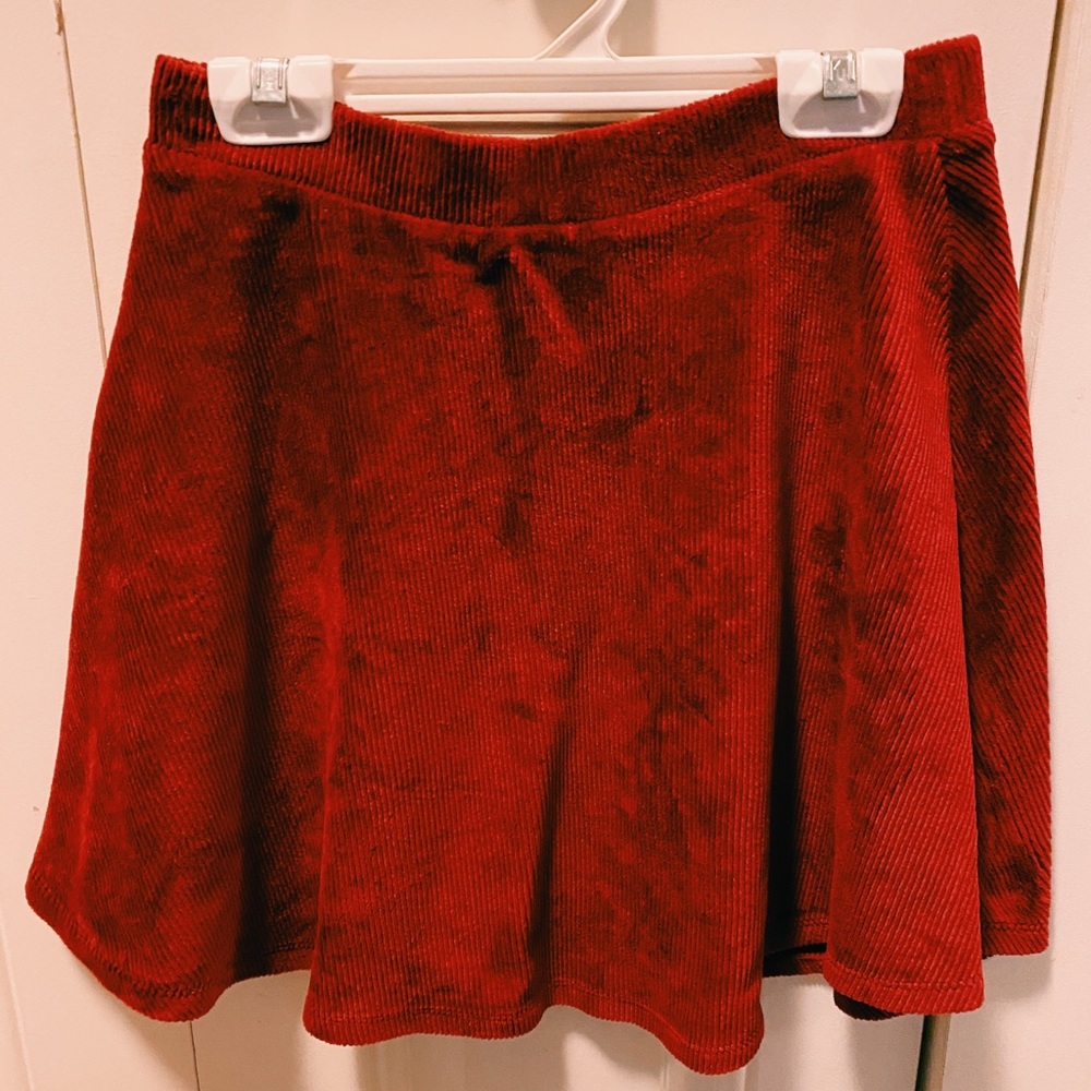 Corduroy Skater Skirt